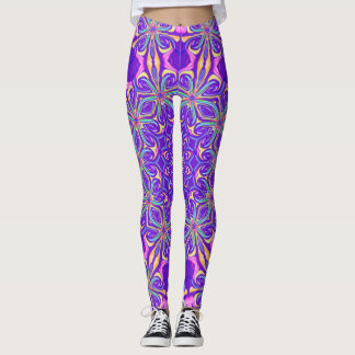 Unique leggings purpple
