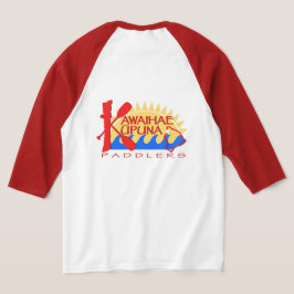 Unisex 3/4 Capa Camisa Vermelha