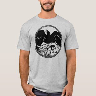 Unisex Raven Camisa Cruzada Camisa Escorregadio-Es