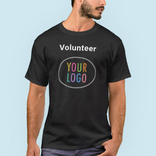 Unisex Volunteer T-Shirt Logotipo Personalizado Bl