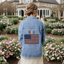 Unissex EUA Retro Grunge Bandeira Americana