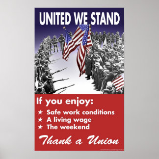 United We Stand — Pro-Union Poster