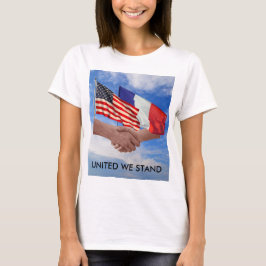 United We Stand USA & France s Basic T-Shirt