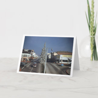 Universidade Ave. no cartão de saudação dos anos 5