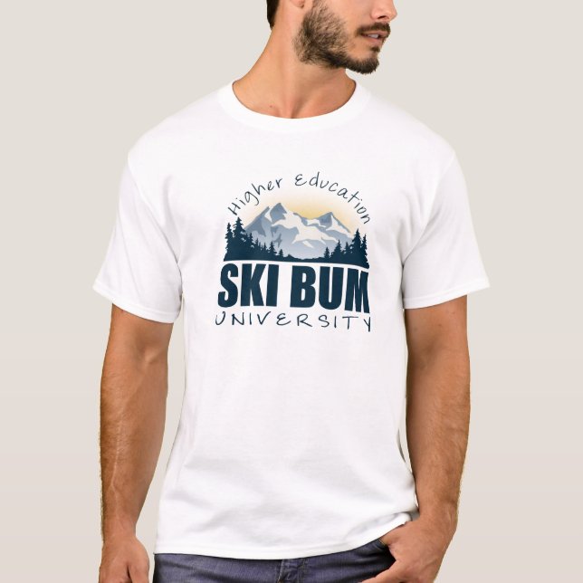 Universidade de Ski Bum - Camisa leve (Frente)