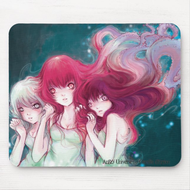 Universo irritado Mousepad (Frente)