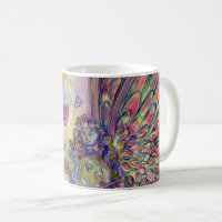 Universo Manifestante Anjo Arte Caneca ou Xícara d