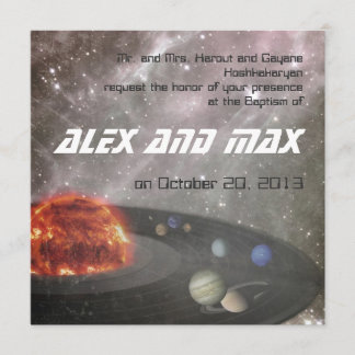 Universo Musical - Convite Batismo