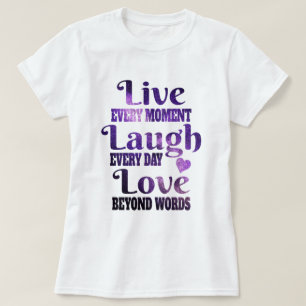 Universo Roxo Camiseta de Amor ao Vivo