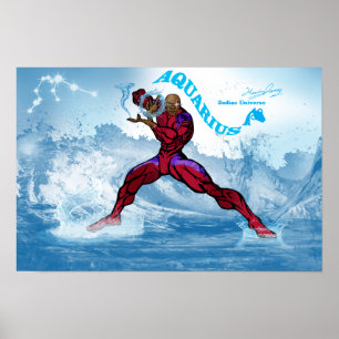Universo Zodiac - Poster Aquário