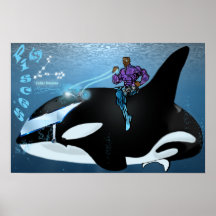 Universo Zodiac - Poster de Peixes