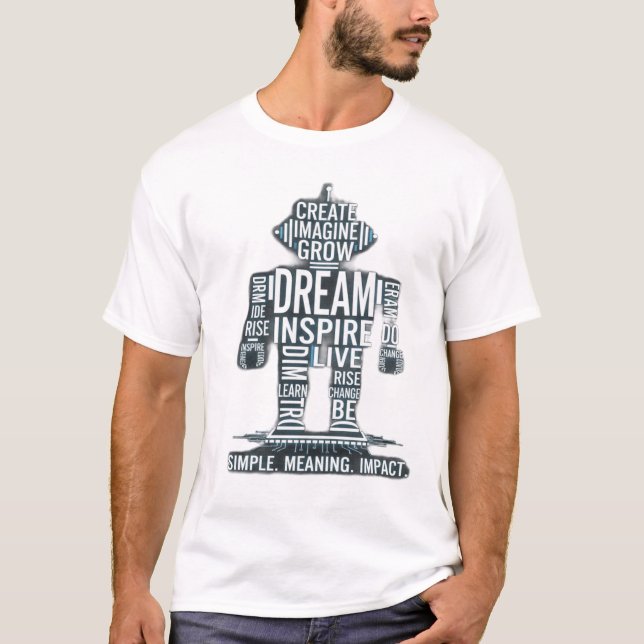Unleash Potential – Motivational Word Art T-Shirt (Frente)