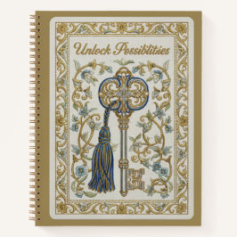 Unlock Possibilities Vintage Key Embroidery