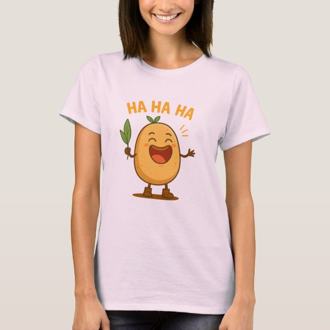 unny Laughing Potato Women’s T-Shirt (Frente)