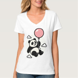 Up & Away Panda – Vin Zzep Art - T-Shirt