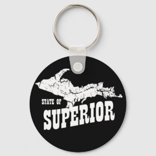 UP Michigan State of Superior Yooper Chaveiro 2