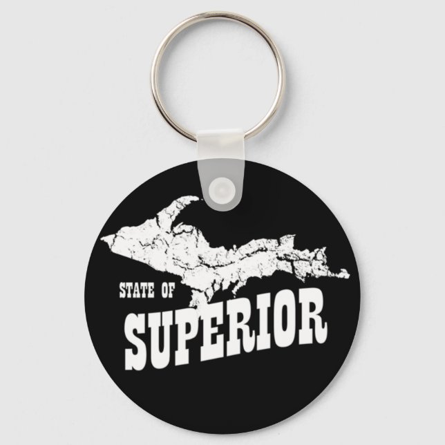 UP Michigan State of Superior Yooper Chaveiro 2 (Frente)