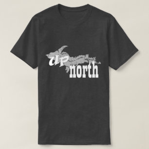 UP Michigan Yooper Up North Mens T-shirt