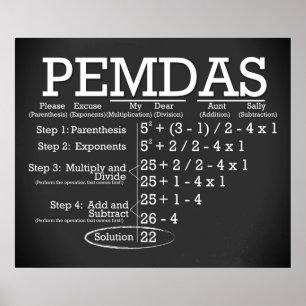 *Updated* do poster de PEMDAS
