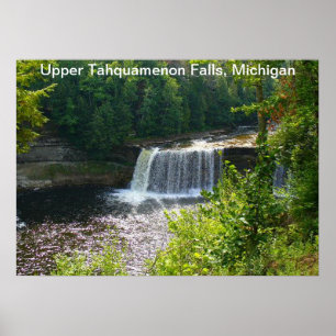 Upper Tahquamenon Falls, Poster do Michigan