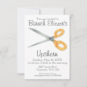 Upsherin - Convites de Upsherin de Convite