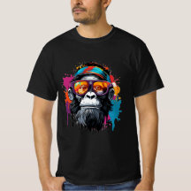 Urban Ape: Arte Colorida De T-shirt De Grafite