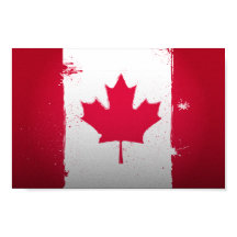 Urban Canada Flag Poster
