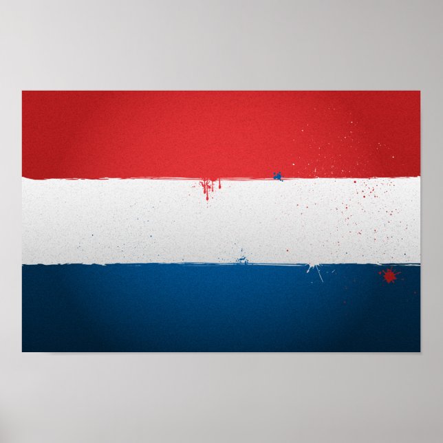 Urban Netherlands Flag Poster (Frente)