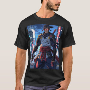 Urbana Ronin: Neon Samurai Anime T-Shirt
