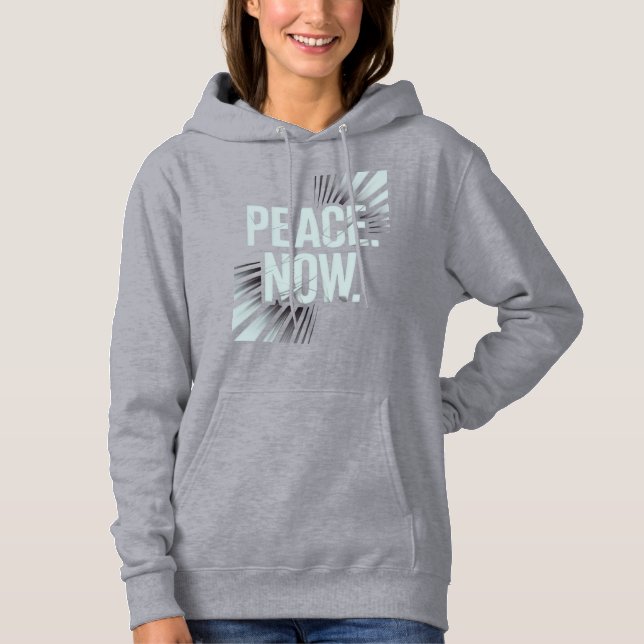 Urgente "PEACE. AGORA." T-Shirt Gráfico (Frente)