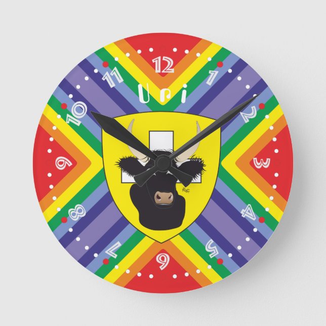 Uri Suíça Suisse Svizzera Svizra relógio (Frente)