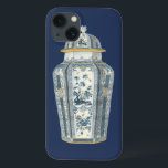 Urna Asiática Decorativa em Azul e Branco<br><div class="desc">Uma bela impressão de urna asiática decorativa,  pintada em tons de azul e branco. Intrair designs florais cobrir a urna,  dando-lhe um sentimento pacífico. Compre sua cópia hoje!</div>