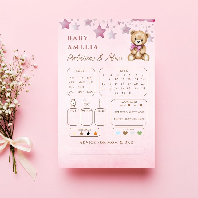 Ursinho Blush Estrelas Lua Advertências Sobre Prev (Criador carregado)