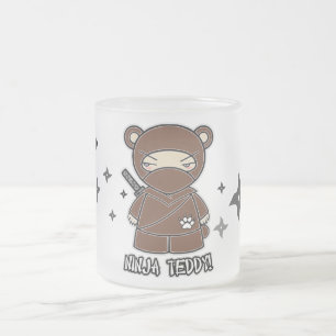 Ursinho de Ninja! Com caneca de Shurikens
