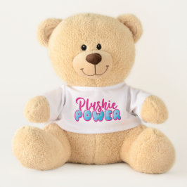 Ursinho De Pelúcia Energia de plugue azul-rosa-rosa-branca Kawaii