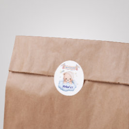 Ursinho de Pelúcia Personalizado Adesivo de 1º Ani