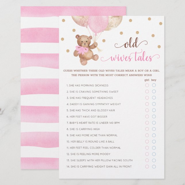 Ursinho de Teddy Velho Esposas Histórias Gênero Re (Frente/Verso)