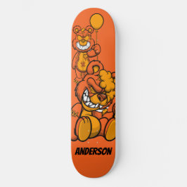 Ursinhos laranja personalizados para skate