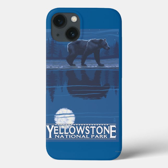 Urso à Lua - Parque Nacional de Yellowstone (Verso)