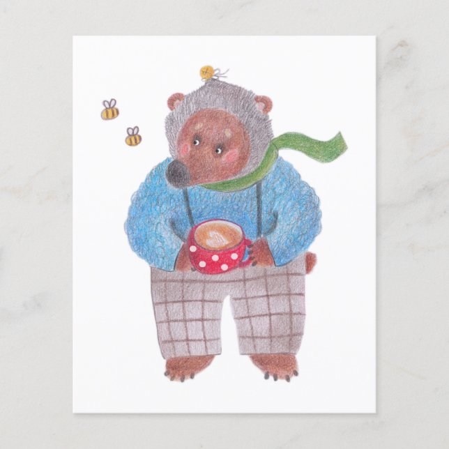Urso, abelhas e cappuccino (Frente)