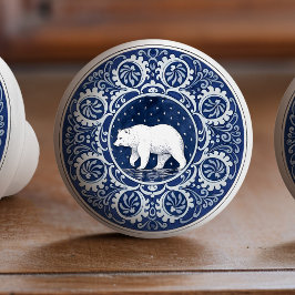 Urso Cinzento Royal Blue Vitoriano da Mintons