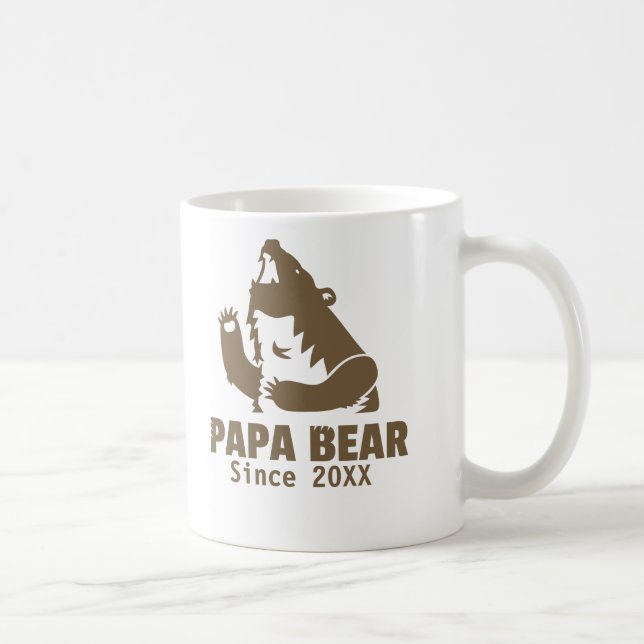 Urso da papá de Brown desde o ano de caneca do pai (Direita)