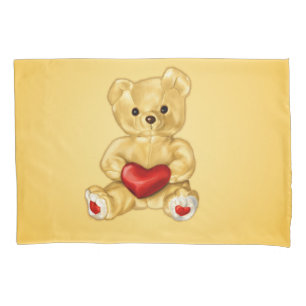 Urso de Coração Bonito Segurando Coração - Brinque