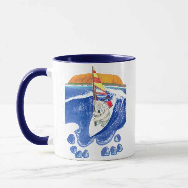 Urso de Koala que Windsurfing o espírito da caneca (Esquerda)