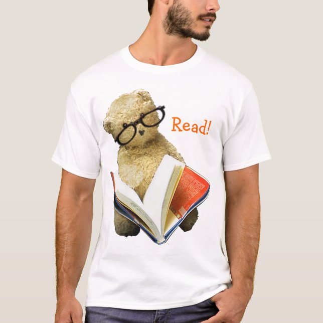 Urso de Leitura - t-shirt (Frente)