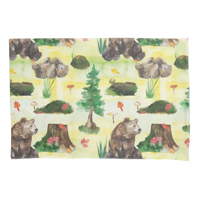 Urso de madeira com ursos (Frente)