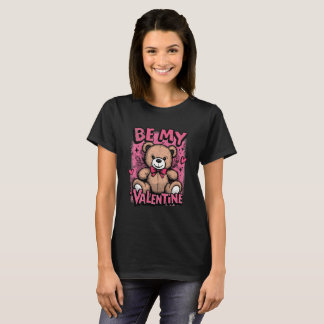 Urso de pelúcia Be My Valentine – Camiseta do Dia