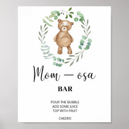Urso de Pelúcia \ Poster da Mon-osa bar