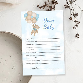Urso de Pelúcia Querido Bebê Desejos para o bebê
