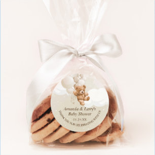 Urso de Teddy com Adesivo de Balões